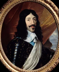 Ritratto del re di Francia Luigi XIII
