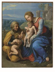 La Sacra Famiglia con un passero