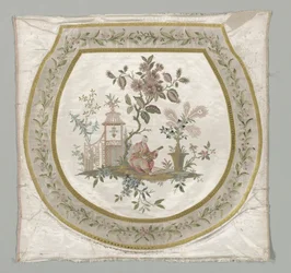 Rivestimento per un sedile di sedia, c. 1743-1774