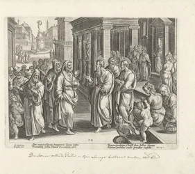 Paolo discute con il mago Elimas (Atti degli Apostoli)