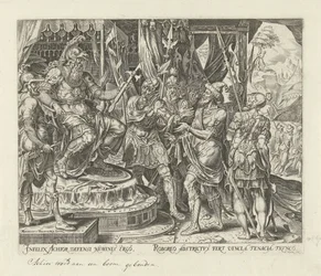 Achior davanti a Oloferne (Storia di Giuditta e Oloferne)