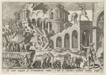 I Caldei saccheggiano il tempio di Gerusalemme, I giorni di sventura del popolo ebraico (titolo della serie)
