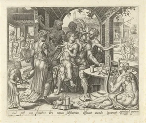Il figliol prodigo sperpera la sua eredità