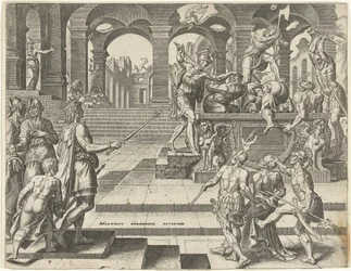 Il re Giosia ordina di uccidere i sacerdoti dei templi di Samaria - Storia del re Giosia (titolo della serie)