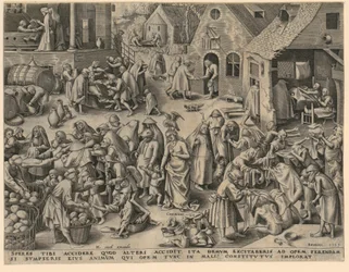 Carità (Charitas), tavola 3 della serie «Le sette virtù»
