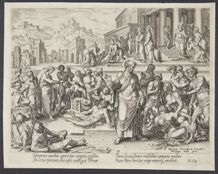 Pietro guarisce i malati con la sua ombra