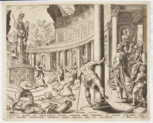 La distruzione del tempio di Astarte, Chemosh e Milcom
