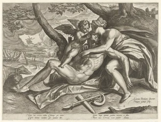 Venere piange la morte di Adone