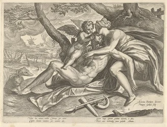 Venere piange la morte di Adone