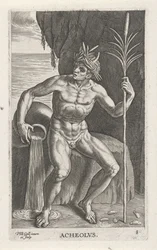 Dio del mare Acheloo