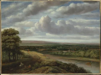 Ampio paesaggio boscoso