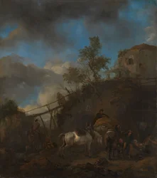 Fabbro che ferra un cavallo, 1652-1655 circa (olio su tela)