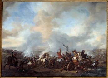 Grande combattimento di cavalieri e fanti
