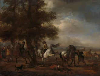 La grigia che si muove, 1660-1665 circa (olio su tavola)