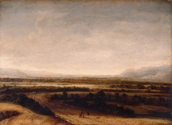 Paesaggio Piatto con Vista su Colline Lontane