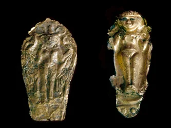 Arte fenicia: due statuette d