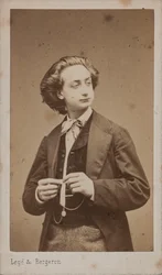 Ritratto del violinista e compositore Henri Ketten 1848-1883