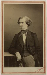 Ritratto del compositore Hector Berlioz 1803-1869