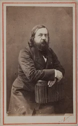 Ritratto del poeta Théophile Gautier