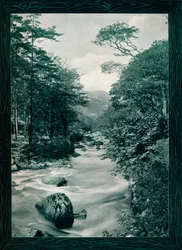 Fiume Lyn, Lynmouth, c1908