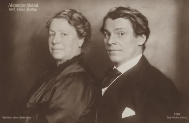 Ritratto di Aleksander Moissi (foto b/n)