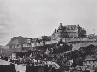Il Castello e la Cittadella dalla Città Bassa, Quebec