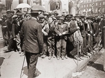 Manifestazione dei lavoratori, Parigi, c.1900