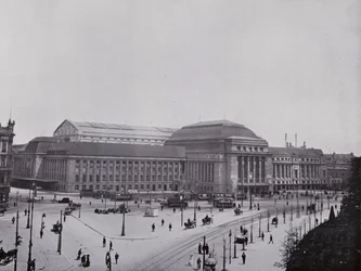 Lipsia: Hauptbahnhof (foto in bianco e nero)