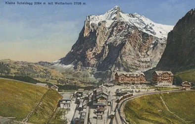 Kleine Scheidegg, Svizzera (foto a colori)