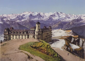 Rigikulm e le Alpi Bernesi (foto a colori)