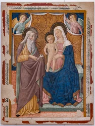 Madonna con Gesù Bambino e San Simeone, seconda metà del XV secolo