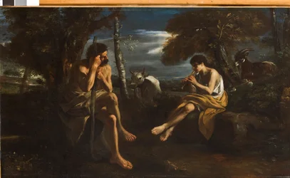 Mercurio addormenta Argo, c.1645-55