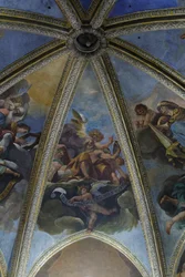 Affresco raffigurante il profeta Isaia, 1626 circa (affresco)