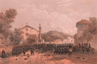 Difesa di Varese da parte delle truppe di Garibaldi