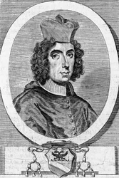 Ritratto di Giambattista Rubini, cardinale e vescovo italiano, incisione