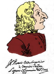 Antonio Vivaldi (1678 - 1741), Caricatura di Pierre Leone Ghezzi (1674 - 1755)