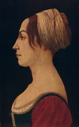Donna in verde e cremisi, XV secolo 1906