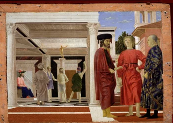 La flagellazione di Cristo, 1444-50