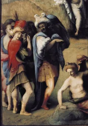Perseo libera Andromeda (dettaglio)