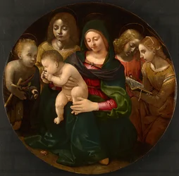 Vergine e Bambino con il giovane San Giovanni Battista, Santa Cecilia e angeli