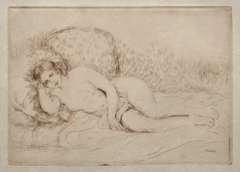 Donna nuda sdraiata
