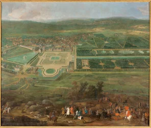 Vista sul castello di Fontainebleau