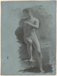 Adone, 1810-1812 circa (gesso nero su carta)