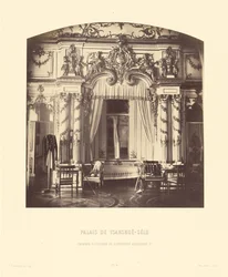 Palazzo Tsarskoe-Selo, camera da letto dell
