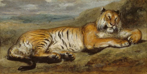 Tigre a riposo, c. 1830