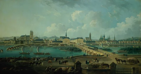Vista panoramica di Tours, 1787