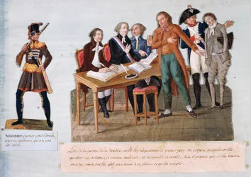Volontari che si arruolano per la guerra in Vandea (1792-1793)