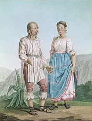 Costumi degli indiani di Michoacán, da 