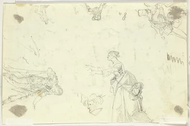 Foglio di schizzi: Uomini e donne