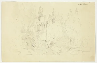 Veduta del parco di Versailles: Petit Frianon